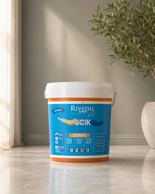 SCIK SATINATO - Pittura acrilica satinata SUPER - LAVABILE per INTERNI