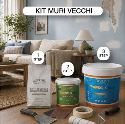 SCIK MONOMANO - Pittura acrilica opaca SUPER-LAVABILE per INTERNI