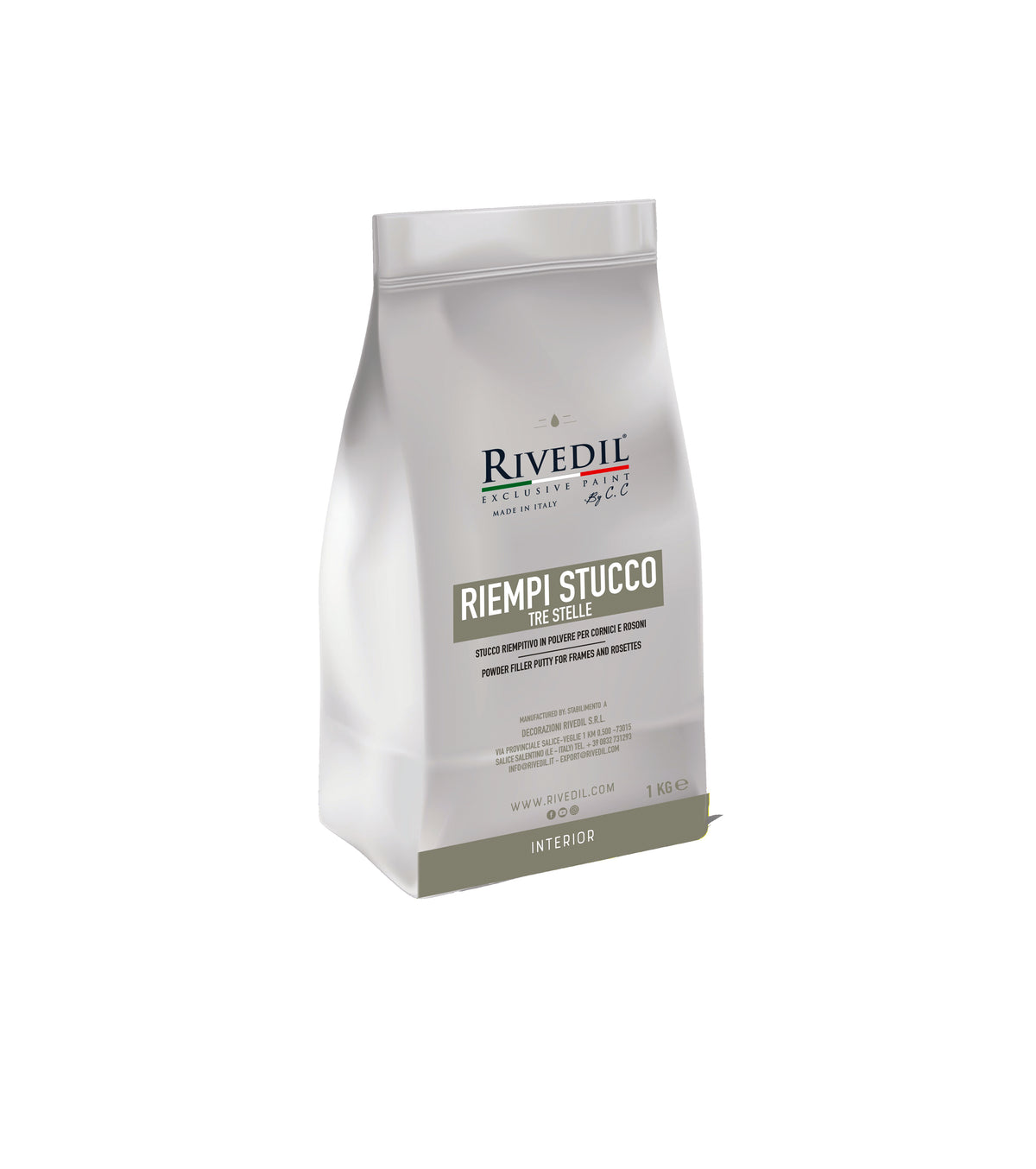RIEMPI STUCCO TRE STELLE – Stucco Riempitivo in Polvere per Interni