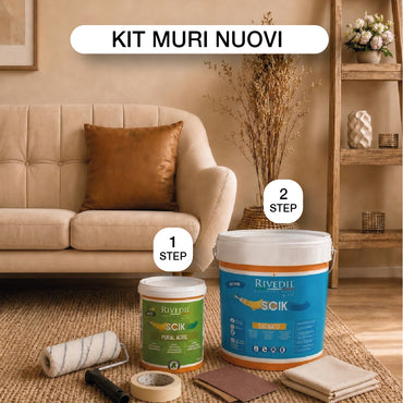 SCIK SATINATO - Pittura acrilica satinata SUPER - LAVABILE per INTERNI