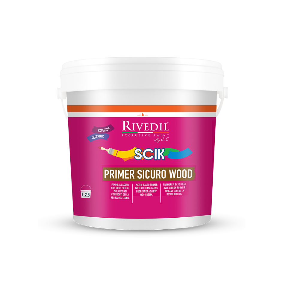 SCIK PRIMER SICURO WOOD | Primer Aggrappante per Legno Grezzo e Verniciato