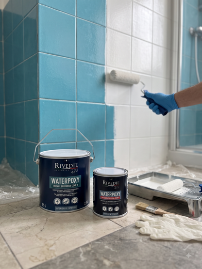 WATERPOXY PIASTRELLE – Pittura Epossidica Bicomponente per INTERNI ed ESTERNI