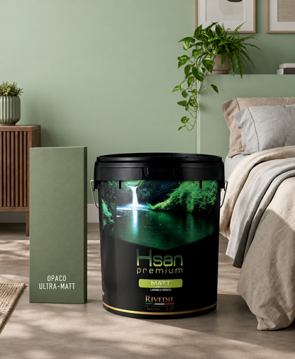 HSAN PREMIUM MATT– Idropittura LAVABILE Professionale per INTERNI
