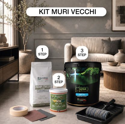 HSAN PREMIUM SATIN – Idropittura Lavabile Professionale per Interni